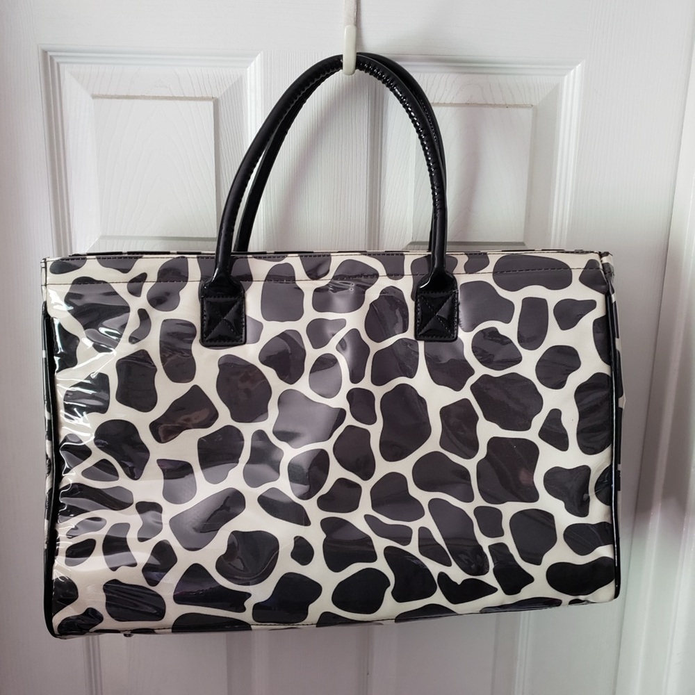Stylish Black and White Tote Bag